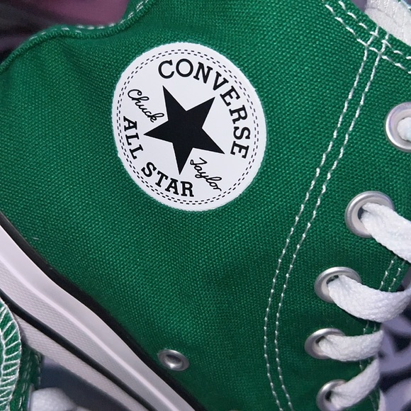 Kelly green high top chuck taylor all star converse - Picture 3 of 5
